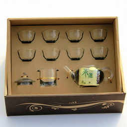 花草茶具玻璃套装 商务礼品的优雅之选